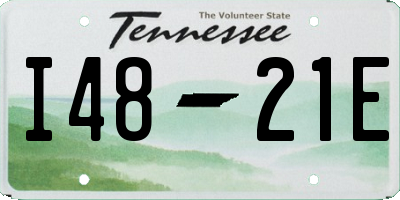 TN license plate I4821E