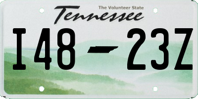 TN license plate I4823Z