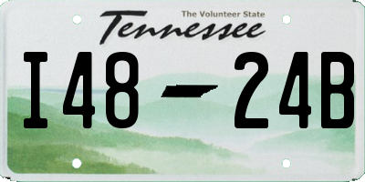 TN license plate I4824B