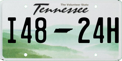 TN license plate I4824H