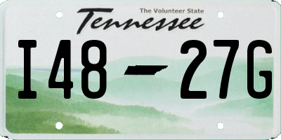 TN license plate I4827G
