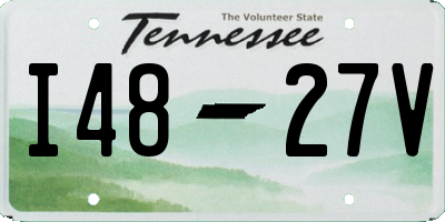 TN license plate I4827V