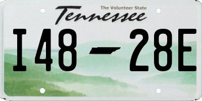 TN license plate I4828E