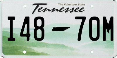 TN license plate I4870M