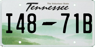 TN license plate I4871B