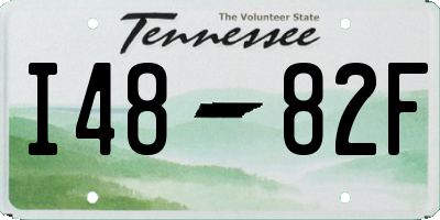TN license plate I4882F