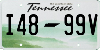 TN license plate I4899V