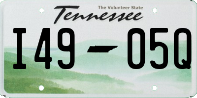 TN license plate I4905Q