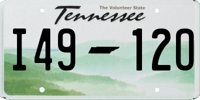 TN license plate I4912O