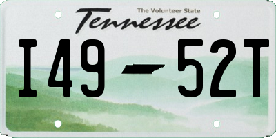 TN license plate I4952T