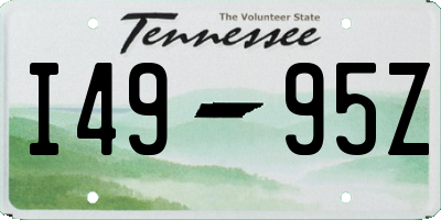 TN license plate I4995Z
