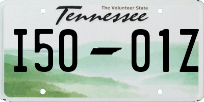 TN license plate I5001Z