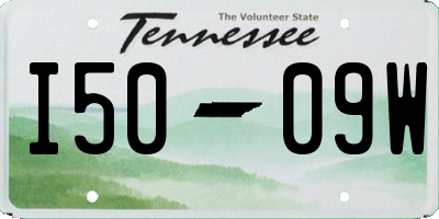 TN license plate I5009W