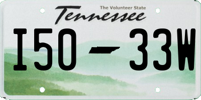 TN license plate I5033W