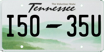 TN license plate I5035U