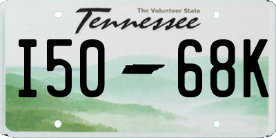 TN license plate I5068K