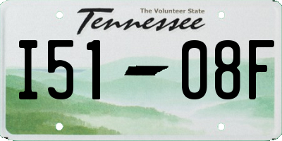 TN license plate I5108F