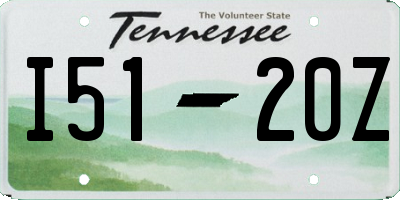 TN license plate I5120Z