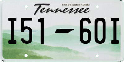 TN license plate I5160I