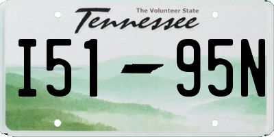 TN license plate I5195N