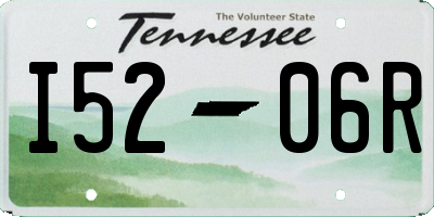 TN license plate I5206R