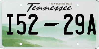 TN license plate I5229A