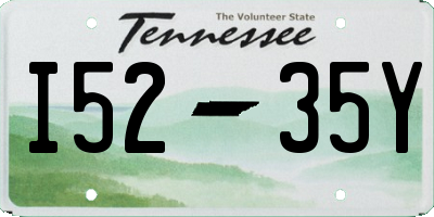 TN license plate I5235Y