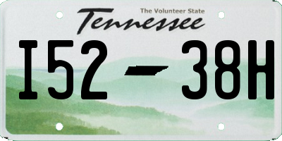 TN license plate I5238H