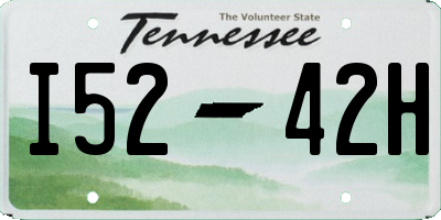 TN license plate I5242H