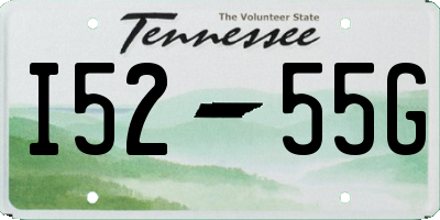 TN license plate I5255G