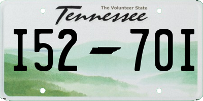TN license plate I5270I