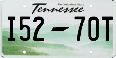 TN license plate I5270T