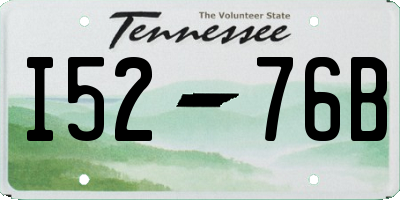 TN license plate I5276B