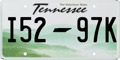 TN license plate I5297K
