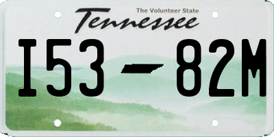 TN license plate I5382M