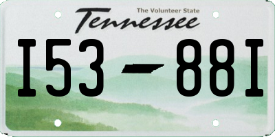 TN license plate I5388I