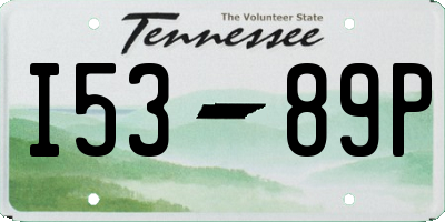 TN license plate I5389P