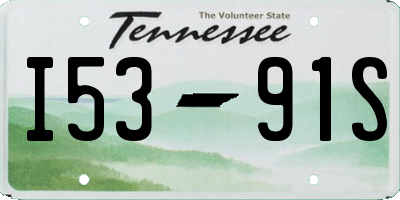 TN license plate I5391S