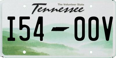 TN license plate I5400V