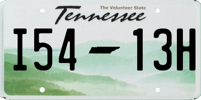 TN license plate I5413H