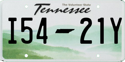 TN license plate I5421Y