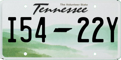 TN license plate I5422Y