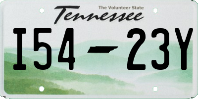 TN license plate I5423Y
