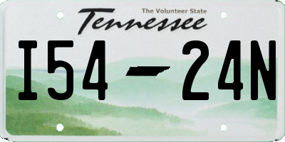 TN license plate I5424N