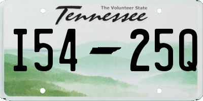 TN license plate I5425Q