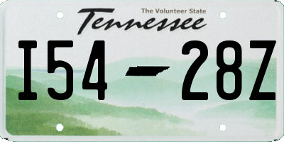 TN license plate I5428Z