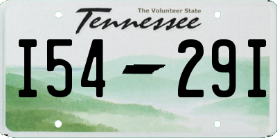 TN license plate I5429I