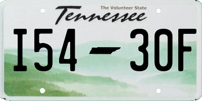 TN license plate I5430F