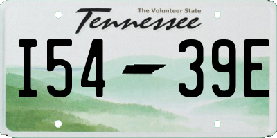 TN license plate I5439E