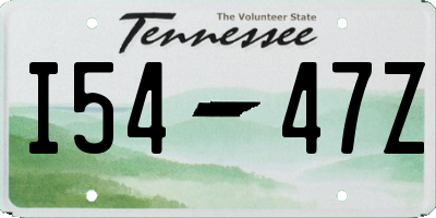 TN license plate I5447Z